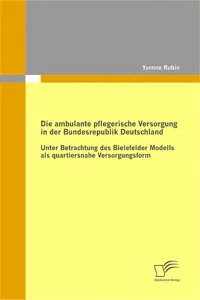 Die ambulante pflegerische Versorgung in der Bundesrepublik Deutschland_cover