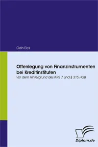 Offenlegung von Finanzinstrumenten bei Kreditinstituten_cover