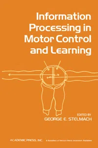 Information Processing in Motor Control and Learning_cover