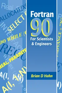 FORTRAN 90 for Scientists and Engineers_cover