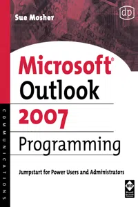 Microsoft Outlook 2007 Programming_cover