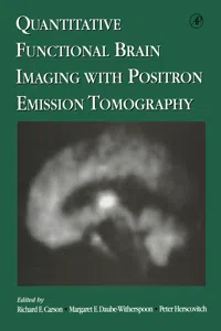 Quantitative Functional Brain Imaging with Positron Emission Tomography_cover