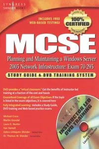 MCSE Planning and Maintaining a Microsoft Windows Server 2003 Network Infrastructure_cover