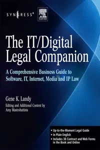 The IT / Digital Legal Companion_cover