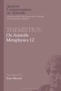 Themistius: On Aristotle Metaphysics 12_cover