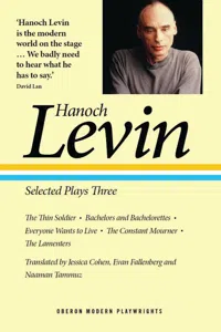 Hanoch Levin: Selected Plays Three_cover