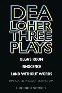 Dea Loher: Three Plays_cover
