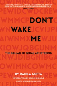 Don't Wake Me: The Ballad Of Nihal Armstrong_cover