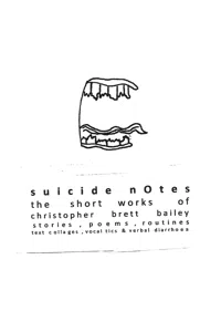 suicide notes_cover