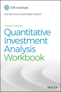 Quantitative Investment Analysis, Workbook_cover