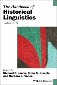 The Handbook of Historical Linguistics, Volume II_cover
