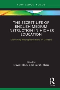The Secret Life of English-Medium Instruction in Higher Education_cover