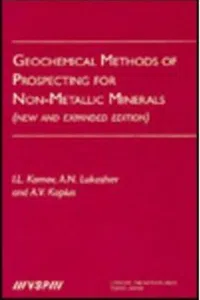 Geochemical Methods of Prospecting for Non-Metallic Minerals_cover