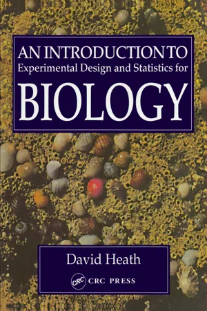 An Introduction To Experimental Design And Statistics For Biology