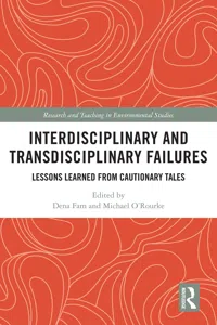 Interdisciplinary and Transdisciplinary Failures_cover