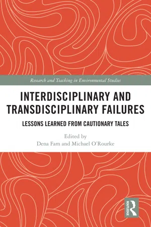 Interdisciplinary and Transdisciplinary Failures