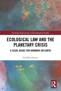 Ecological Law and the Planetary Crisis_cover