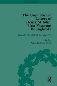 The Unpublished Letters of Henry St John, First Viscount Bolingbroke Vol 2_cover