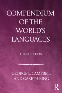 Compendium of the World's Languages_cover
