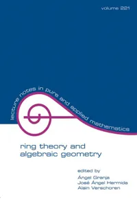 Ring Theory And Algebraic Geometry_cover