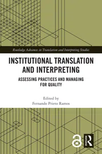 Institutional Translation and Interpreting_cover