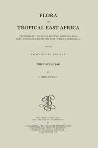 Flora of Tropical East Africa - Eriocaulaceae_cover