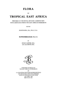 Flora of Tropical East Africa - Euphorbiac v2_cover