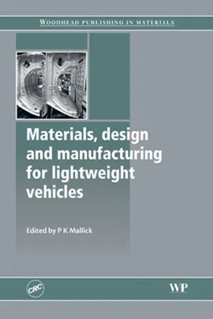 Materials, Design and Manufacturing for Lightweight Vehicles