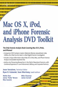 Mac OS X, iPod, and iPhone Forensic Analysis DVD Toolkit_cover