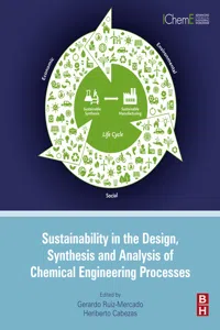 Sustainability in the Design, Synthesis and Analysis of Chemical Engineering Processes_cover