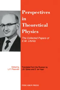 Perspectives in Theoretical Physics_cover