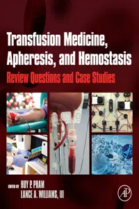 Transfusion Medicine, Apheresis, and Hemostasis_cover