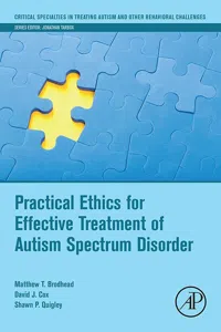 Practical Ethics for Effective Treatment of Autism Spectrum Disorder_cover