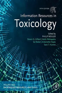 Information Resources in Toxicology, Volume 1: Background, Resources, and Tools_cover