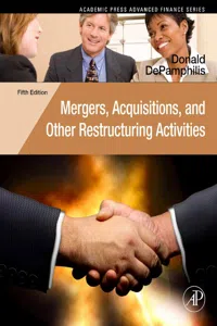 Mergers, Acquisitions, and Other Restructuring Activities_cover