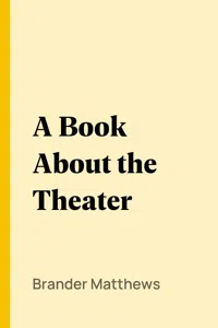 A Book About the Theater_cover