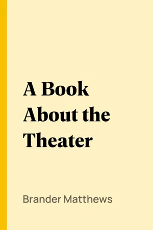 A Book About the Theater