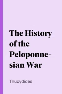 The History of the Peloponnesian War_cover