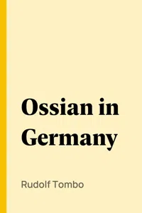 Ossian in Germany_cover