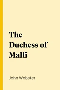 The Duchess of Malfi_cover