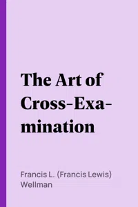 The Art of Cross-Examination_cover