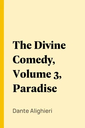 The Divine Comedy, Volume 3, Paradise