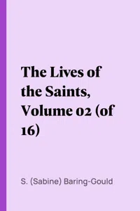 The Lives of the Saints, Volume 02_cover