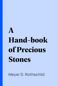 A Hand-book of Precious Stones_cover