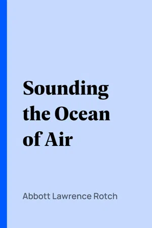 Sounding the Ocean of Air