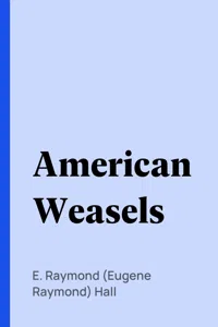 American Weasels_cover