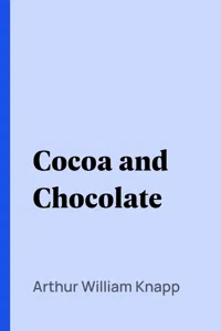 Cocoa and Chocolate_cover