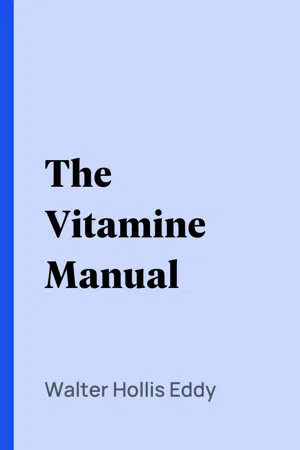 The Vitamine Manual