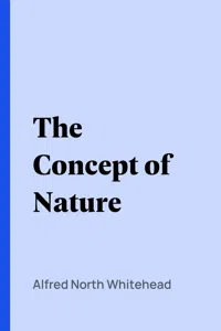 The Concept of Nature_cover