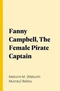 Fanny Campbell, The Female Pirate Captain_cover